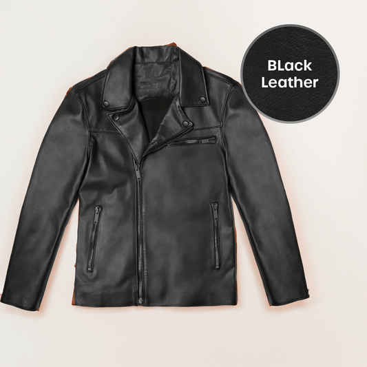Oro Nero Men's Biker Jacket 2