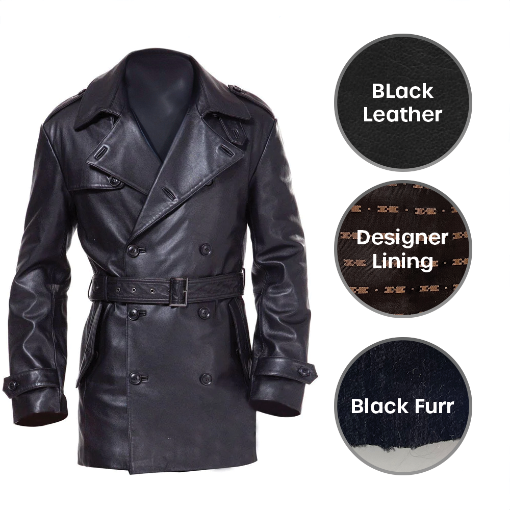 Alba Reale Men's Trench Coat