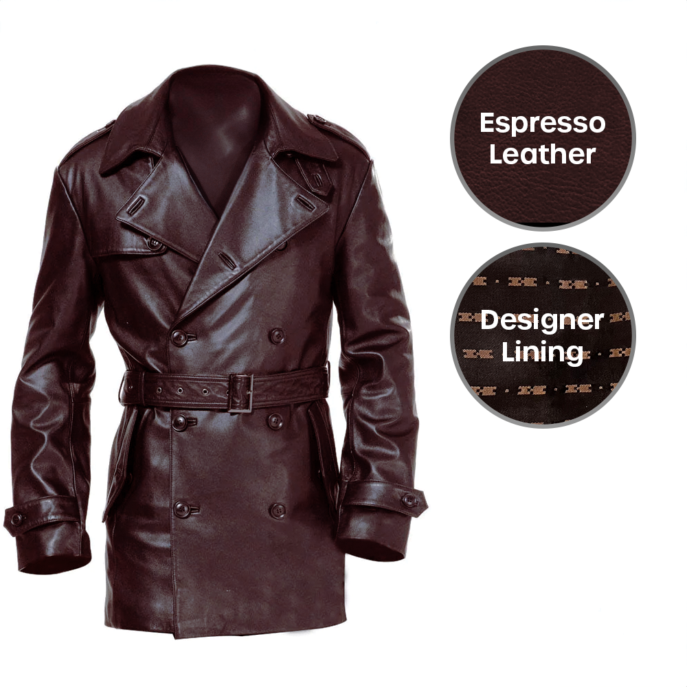 Alba Reale Men's Trench Coat