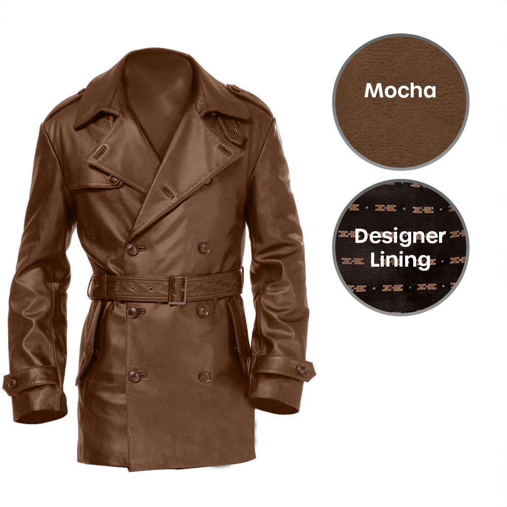 Alba Reale Men's Trench Coat